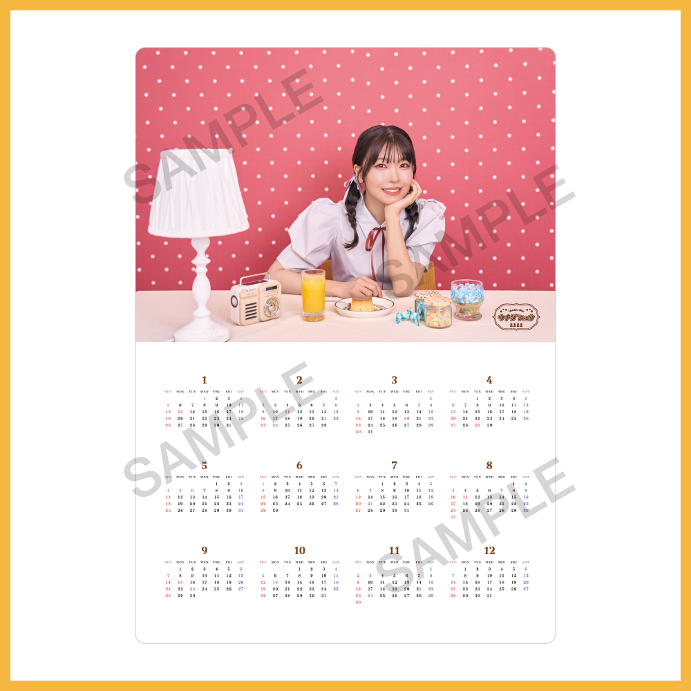 【ウチダ シュウ OFFICIAL GOODS】アクリルカレンダー(2025年ver.)